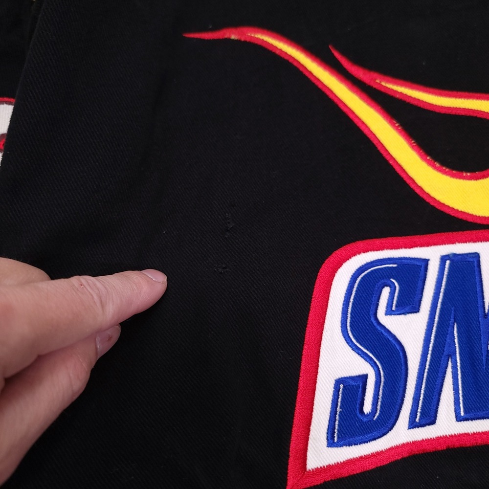 Snickers Ricky Rudd NASCAR Racing Jacket Jeff Hamilton JH Designs Black Mens 4XL - Picture 7 of 12
